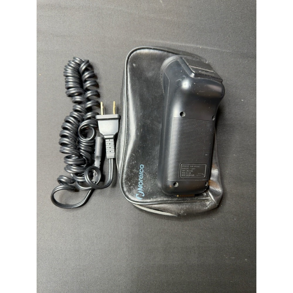 Vintage Philips Norelco 710RL Lift & Cut Corded Electric Shaver Case Tested - Picture 4 of 9